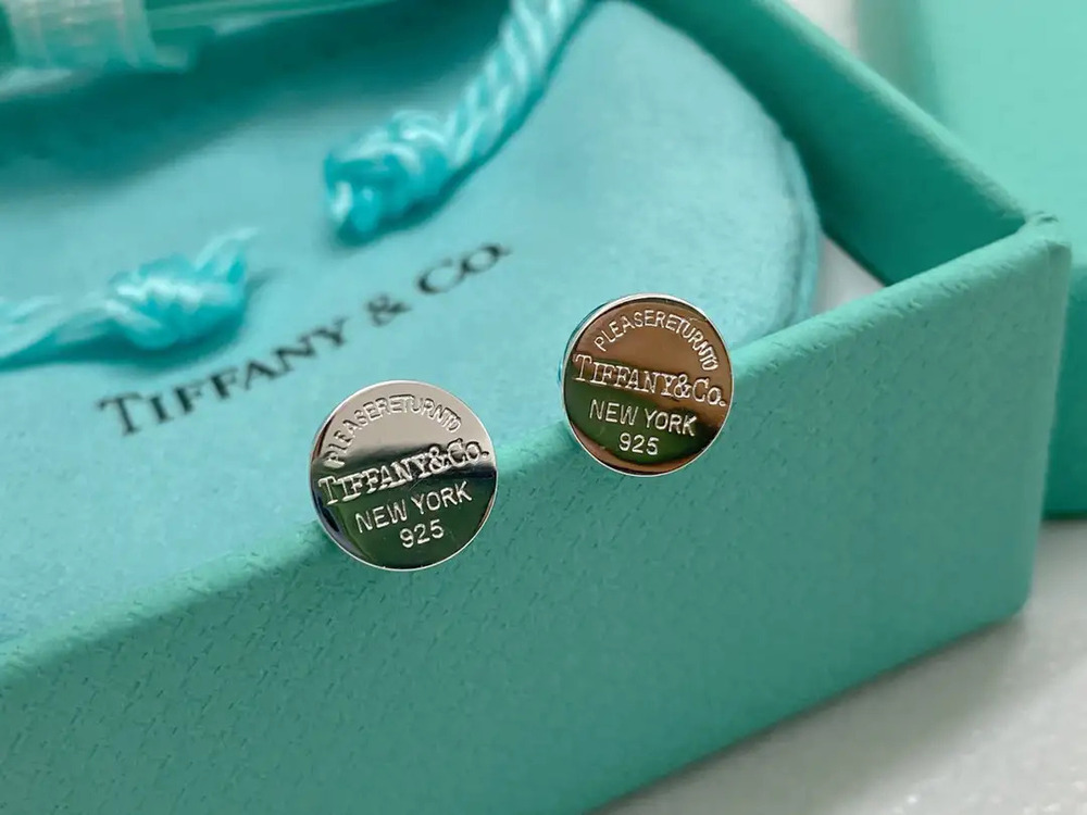 Tiffany & Co. Silver Round Stud Earrings